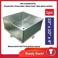 4inch Aluminium Cake Mould Baking Square Pan Tin Tray/Loyang Kek Tinggi 4" Segi Empat Acuan kek Loya