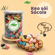 Let's Nuts five-color chocolate pebble candy 500g - Crispy shell candy snacks filled with smooth, su