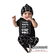 SALE!! 10.10 heybaby F4 PASSWORD NAPS STAY OK Children's Suit 1 - 7 Years Quality Children's Clothin