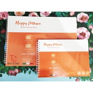 Sổ Vẽ Màu Nước Happy Pittura A5/A4/A3 – Sổ Lò Xo 25 Tờ ( Vân Cold 250Gsm)