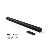 Hisense HS205 Soundbar | 120W | HDMI ARC | USB | Bluetooth Remote Control | Bluetooth 5.0