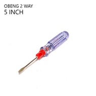 OBENG TRANSPARAN 2 WAY KECIL 5 INCH