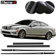 507 Style Side Skirt Stripes Sticker Hood Roof Rear kit for Mercedes Benz C Class W204 Coupe Sedan C