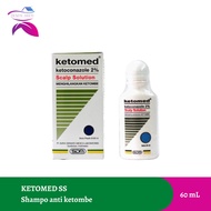 Ketomed Scalp Solution / Ketomed SS / Shampo Anti Ketombe 60ml / Ketokonazol 2% Shampo