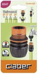CLABER 8547 Universal Coupling 1/2" - 5/8" - 3/4" 萬用快速接頭4分5分6分