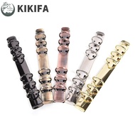 KIKIFA Spiral Rings Binder Clip A5 A6 A7 Diary with Screw Notebook File Folder Refillable