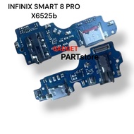 INFINIX SMART 8 PRO X6525B CHARGING BOARD INFINIX SMART 8 PRO X6525B ORIGINAL CHARGER CONNECTOR + IC