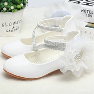 Korean Version Small High Heel Princess shoes Girls kids Flower New Style Girls shoes shoes Dance sh