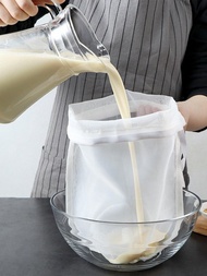 1入組家用的包,包,牛奶堅果包,濾袋,細網过滤器,廚房漏勺適用於果汁過濾器