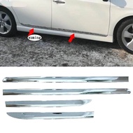 Xuming แผงประตูสำหรับ Toyota Prius 30แถบกันรอยกันกระแทกของประตูชุบด้วยไฟฟ้าสำหรับรุ่น2010 2015