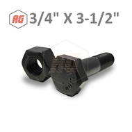 HTB GRADE ASTM A325 STEEL BOLT + 2H NUT 3/4 X 3-1/2