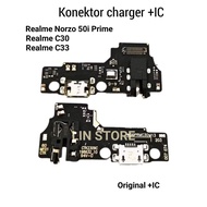 Original Charger Connector For Realme Narzo 50i Prime / C30 / C33 Plus ic Charger Board Realme C30 C