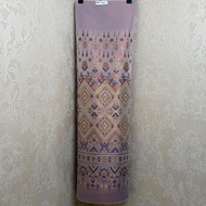 G83 26.11.68 Cotton Silk Woven Pattern Praewa Light Purple Size 2 Yards