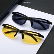 NARCISSUS13A0E Night Vision Glasses Cycling Half Frame Anti-Glare Driving Day and Night Glasses
