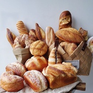 Simulation Cake Bread Oubao Long Bread Baguette Caramel Rye Bread Model Dessert Point French Photo