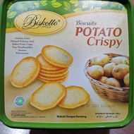Biskotto Potato Crispy Box Plastik 400gr / Biscuit Lebaran/ Kue Kaleng