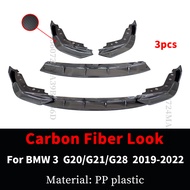ด้านหน้ากันชน Lip Chin Guard สำหรับ BMW G20 G21 3 Series G28 2019-2022 M กีฬาสำหรับการเดินทาง330i 34