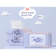 Wet tissue baby wipe 80pcs Wet tissue Tisu Basah bayi Wet Wipes