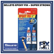 Selleys Epoxy Fix Super Strong 35 ml A+B Repair Hand Tool Marble Concrete Pottery DIY Home Araldite Glue 2 Ton