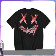 S-7XL Men T Shirt Oversized Cotton Trendy Fashion Short Sleeved Print Tshirt Plus Size Lelaki T-shir