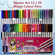 <ALJ> Master Art 12 / 24 Water Colour Pens / Pastel Water Colour Pens / Magic Pens