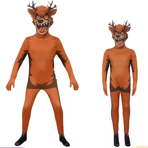 Halloween Elk Nights In The Forest Deer Kids Cosplay Costume Deer Owl Party 99 Night ForestHorror Ga