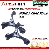 ANSHIN LOWER ARM SET HONDA CIVIC FD 1.8 2.0 LOWER ARM PREMIUM QUALITY