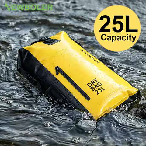 NEWBOLER Waterproof Bag for Women Men Dry Bag Backpack for Sports Kayaking Beach Boating Canyoning D