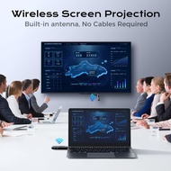 2025 Upgraded Wireless HDMI Transmitter and Receiver, 4K Decode, 100FT Range, 2.4G/5G Plug & Play, N