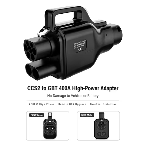 400A Electric Vehicle CCS2 to BG/T DC Charging Adapter Fast Charge for BYD ZEEKER Xpeng GEELY Avita 