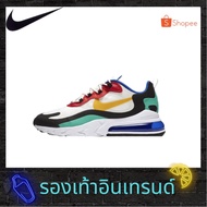 ของแท้อย่างเป็นทางการ Nike Air Max 270 React รองเท้าลำลองรองเท้าผ้าใบผู้ชายและผู้หญิงรองเท้าวิ่ง พร้