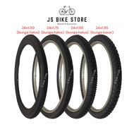 24" Tayar luar basikal bicycle tyre (1 pc)  [24x1.50], [24x1.75], [24x1.95] MTB/city bike