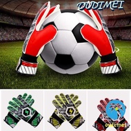 OUDIMEI 1 Pair Kids Goalie Gloves, Cushioning Antiskid Goalkeeper Gloves, Soccer Goalkeeper Gloves Double Layer Wrist Breathable Major Soccer Goalkeeper Gloves Play Football