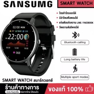 SAMSUNG 2023ของแท้ สมาร์ทวอทช์ นาฬิกา smart watch แท้ จอสัมผัส กันน้ำนาฬิกาออกกำกายนาฬิกาวัดชีพจรนาฬิกานับก้าวการตรวจสอบกีฬใช้ได้กับ Android และ ios