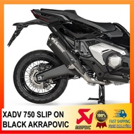 HONDA XADV 750 XADV750 AKRAPOVIC SLIP-ON EXHAUST（BLACK EDITION)
