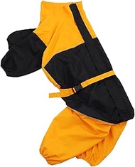 Dog Raincoat Waterproof Dog Coat Jacket Dog Raincoats with Legs Small with Hood 4 Legged Large Breed