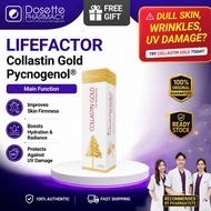 LIFE FACTOR COLLASTIN GOLD [EXP:10/2027] PYCNOGENOL 15 SACHETS COLLAGEN GRAPE SEED EXTRACT