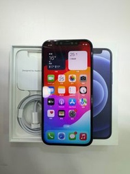 100%🔋保養至2024-06月 iPhone 12 64gb black 黑色 香港行貨雙卡 完全冇花