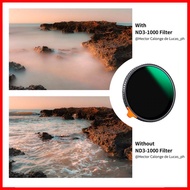 K&f Concept Variable 82MM ND Filter ND3-ND1000 Ultra-thin  Nano-coating Nano-X Series