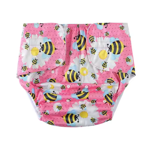 Waterproof Adult Cloth Diapers Washable Adult Brifes Nappy For Elderly And Disabled ABDLS Diapers Fo