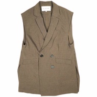 Ray BEAMS 22SS 4-Button Double Sleeveless Jacket 61-06-0188-462 1 BROWN Vest Top [Used] [Ray BEAMS]