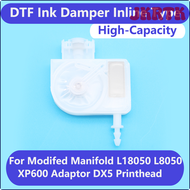 JKRTK XP600 XP 600 Inline DTF Ink Damper For Epson L18050 18100 L8050 L18058 L8058 Modified Printhead Damper DTF Printer Damper HRTWR