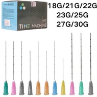 Blunt 50Pcs/Box Disposable Tip Cannula Needle 18G 21G 22G 23G 25G 27G 30G Piercing Needles