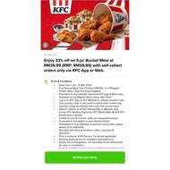 KFC Voucher (4 types of voucher available)