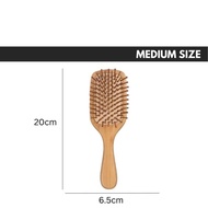 I-CREATIVE Bamboo Airbag Hair Brush