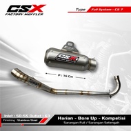 Racing Kolong Exhaust - PNP KPH - type CS 7 - by CSX factory muffler