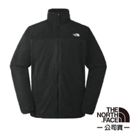 [The North Face The Face] Men's Stitching Comfortable Warm Stand-Up Collar POLARTEC Fleece Jacket Bl