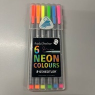 全新 包平郵 Staedtler color pen colour pen 施德樓 triplus fineliner neon 6色 顏色筆 ステッドラー　トリプラス　ファインライナー　細書きペン　