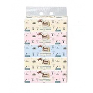 Global House MIAO AI กระดาษทิชชู่พกพา ลายการ์ตูนแบบยาว 3 ชั้น ขนาด17.7x15.5x4.8 cm.รุ่น J240 (240x5 