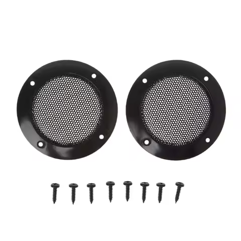 2pcs 2inch Circle Speaker Protective Cover Car Speaker Mesh Grill Cover Guard Practical Speaker Prot